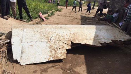 Wreckage has washed ashore on Pemba which may be from missing airplane MH370. Photo: social media